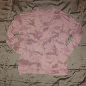 purple tie dye long sleeve